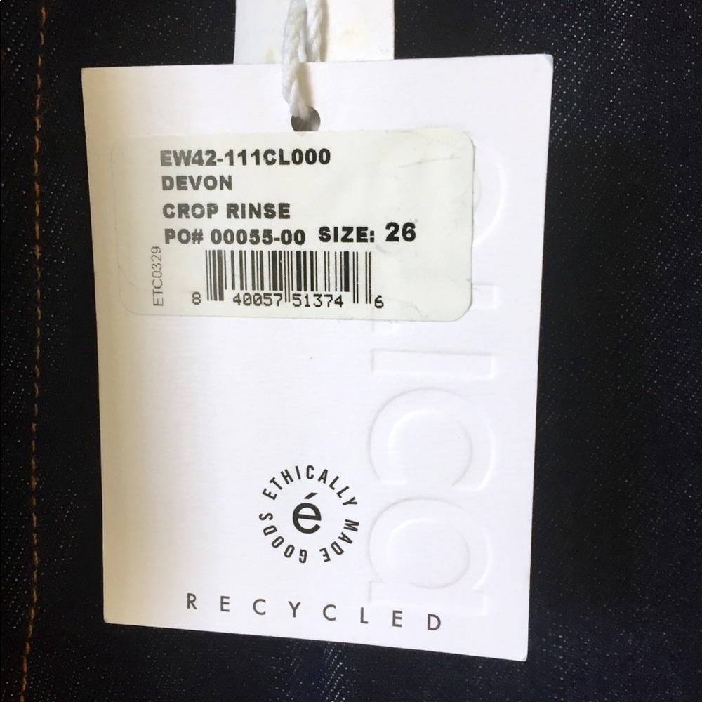 Etíca Sustainable Devon Wide Leg Jeans Size 26 - Picture 5 of 7